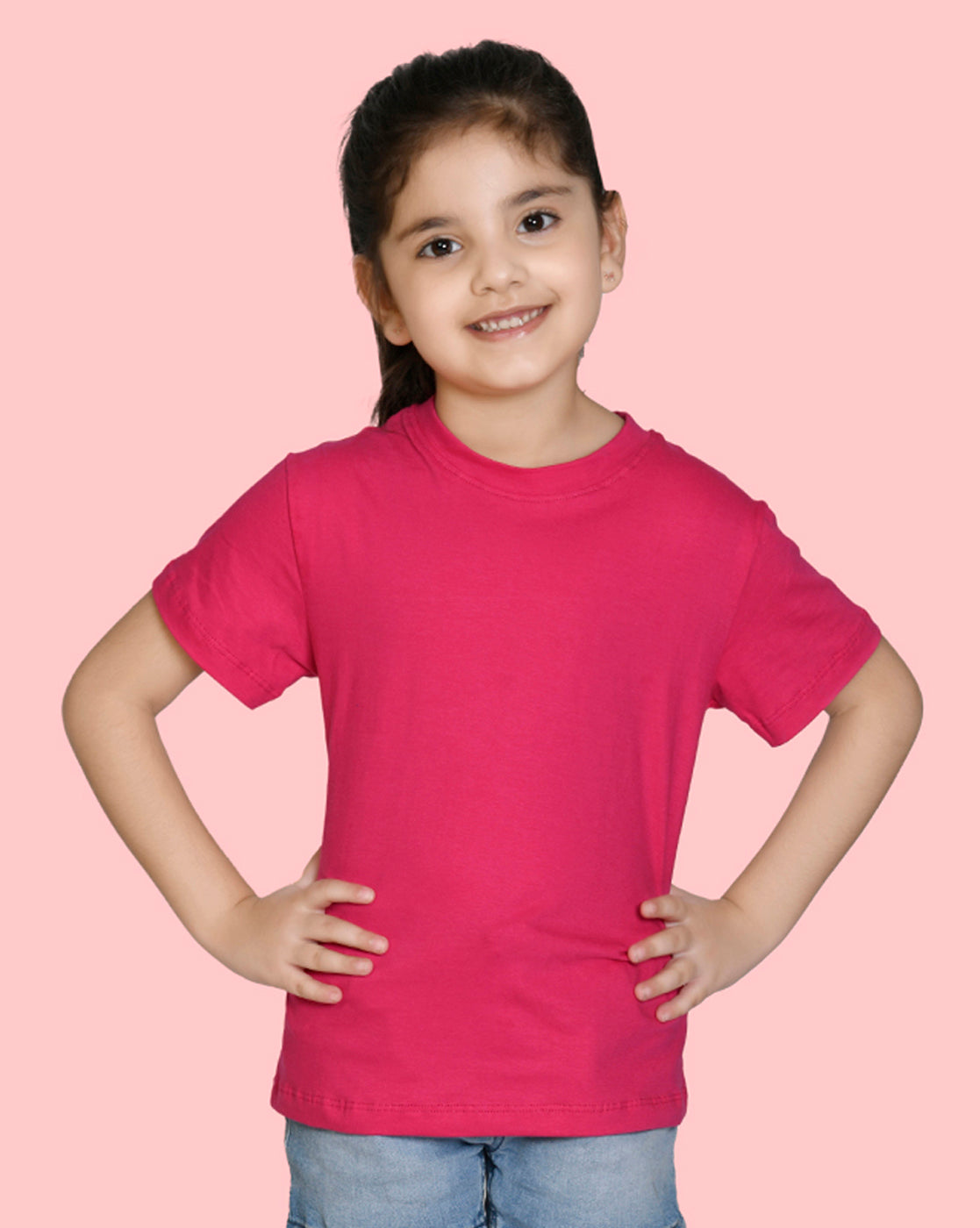 Buy Pink Tshirts for Girls by Nusyl Online