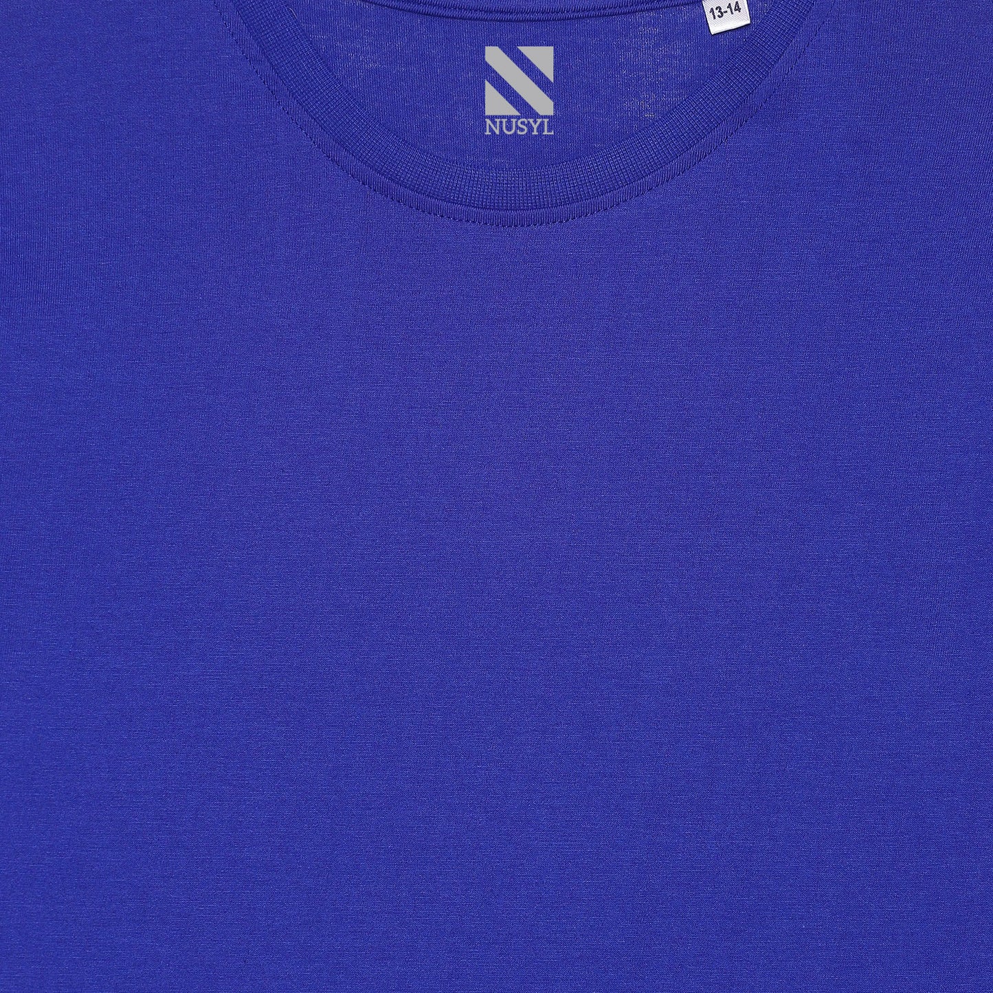 Nusyl boys live more worry less printed royal blue colored cotton rich tshirt