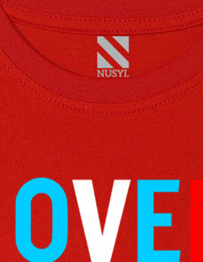 Nusyl Boys Red Over the moon Printed t-shirt