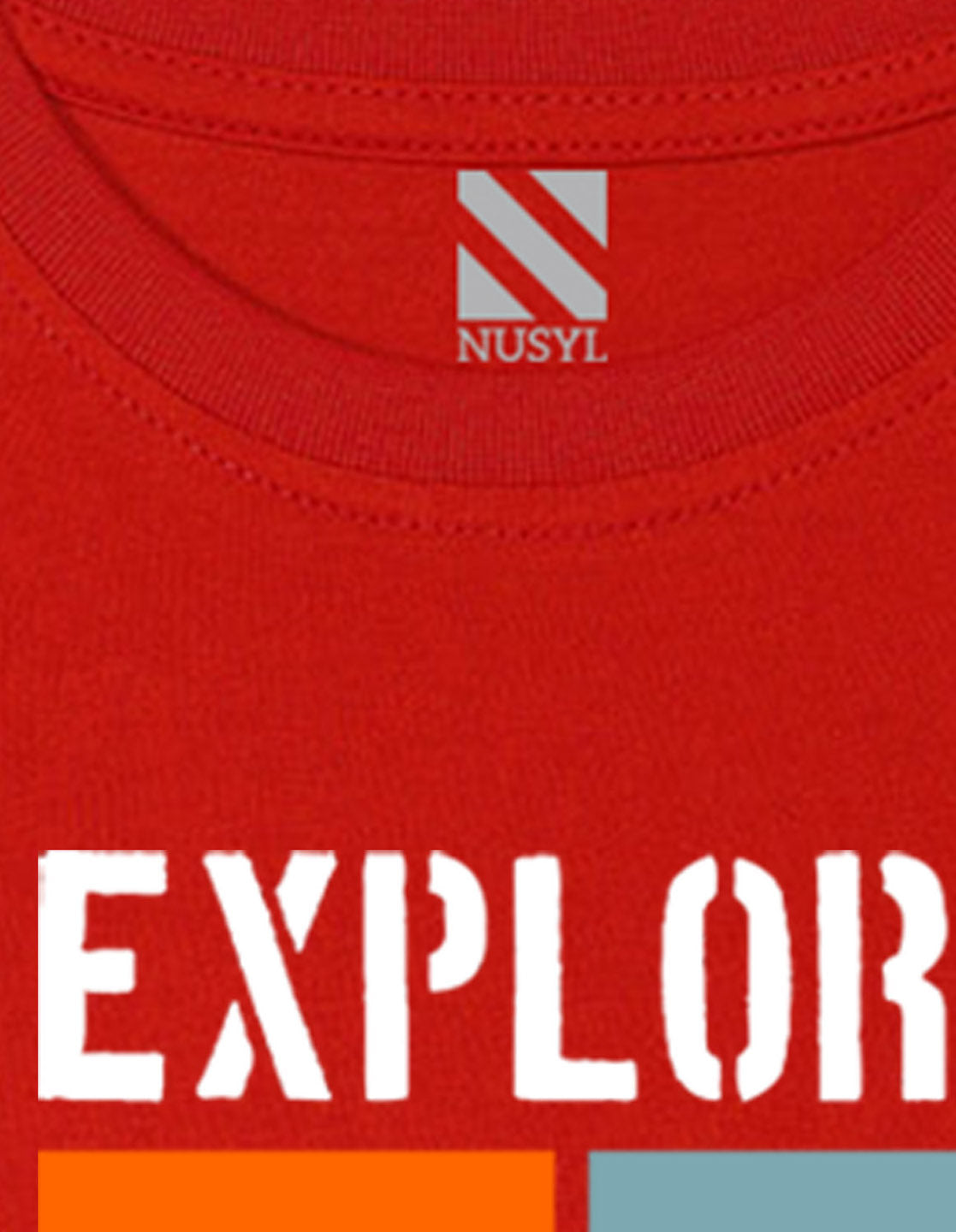 Nusyl Boys Red Explore Printed t-shirt