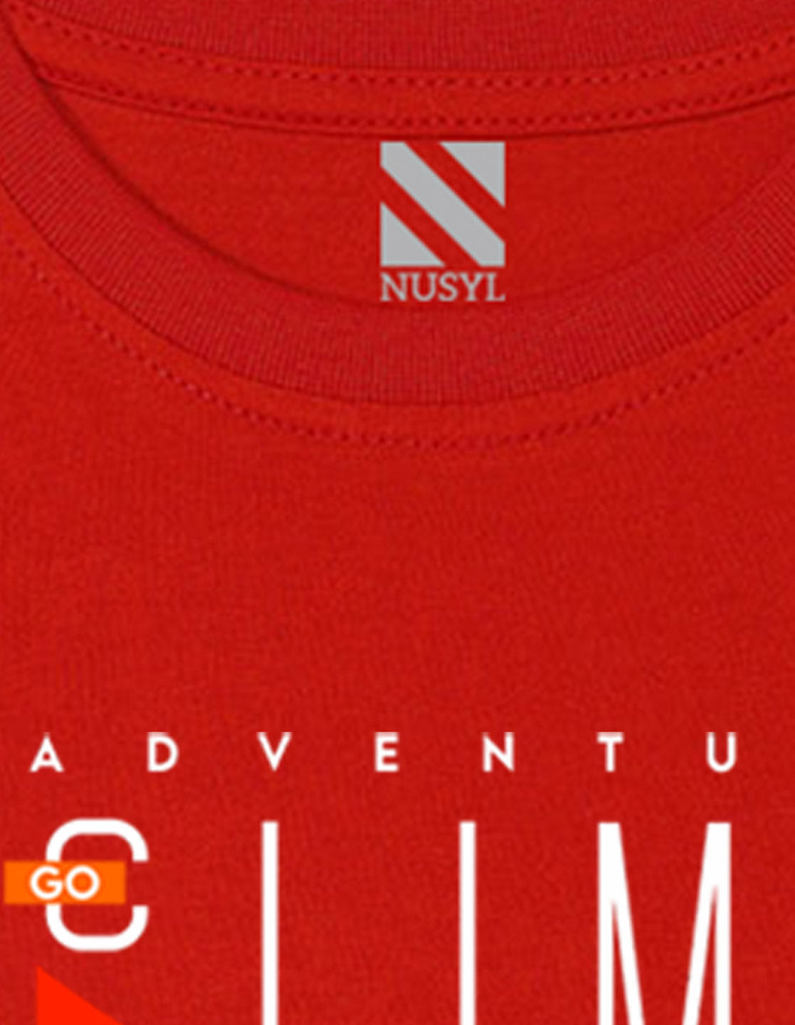 Nusyl Boys Red Climb Printed t-shirt