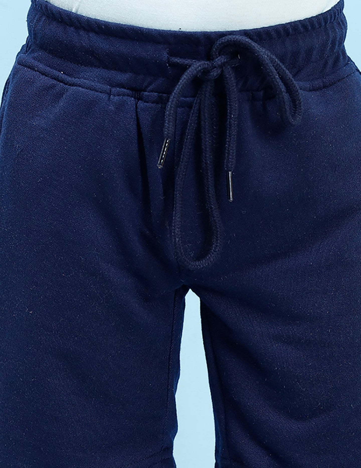Nusyl Champ Printed Navy Blue Boys Shorts
