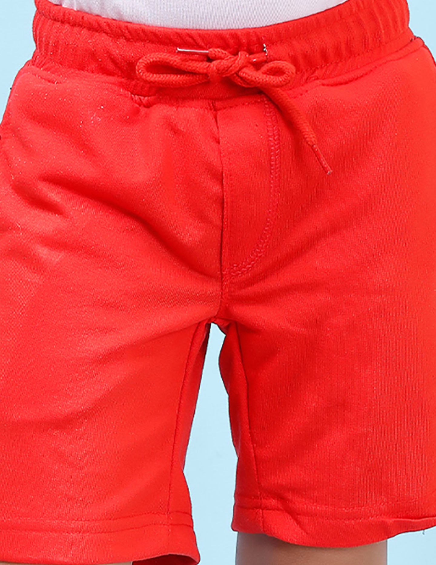 Nusyl Oh Boy  Printed Red Boys Shorts