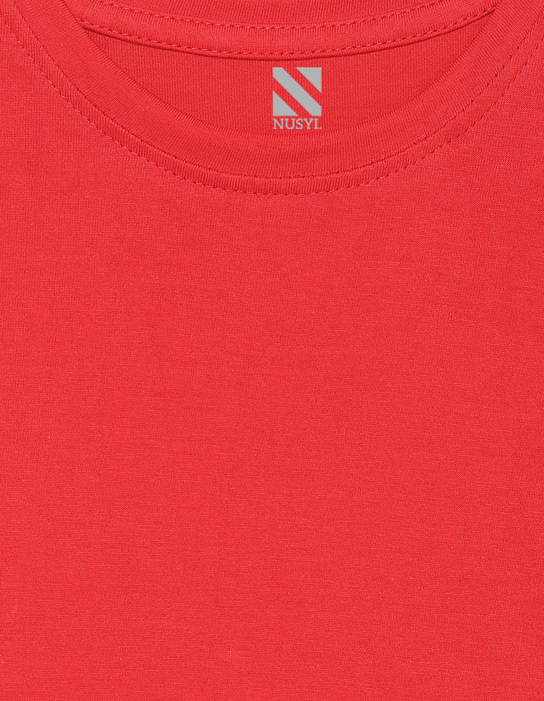 Nusyl Girls Half Sleeves Red Giraffe printed T-shirt