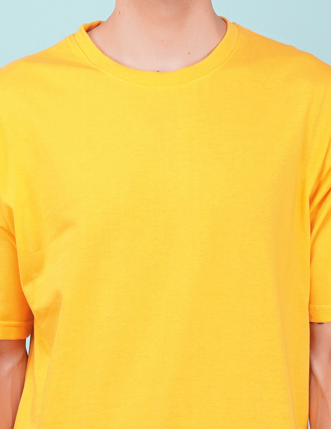 Nusyl Yellow Bad acid back Printed oversized t-shirt
