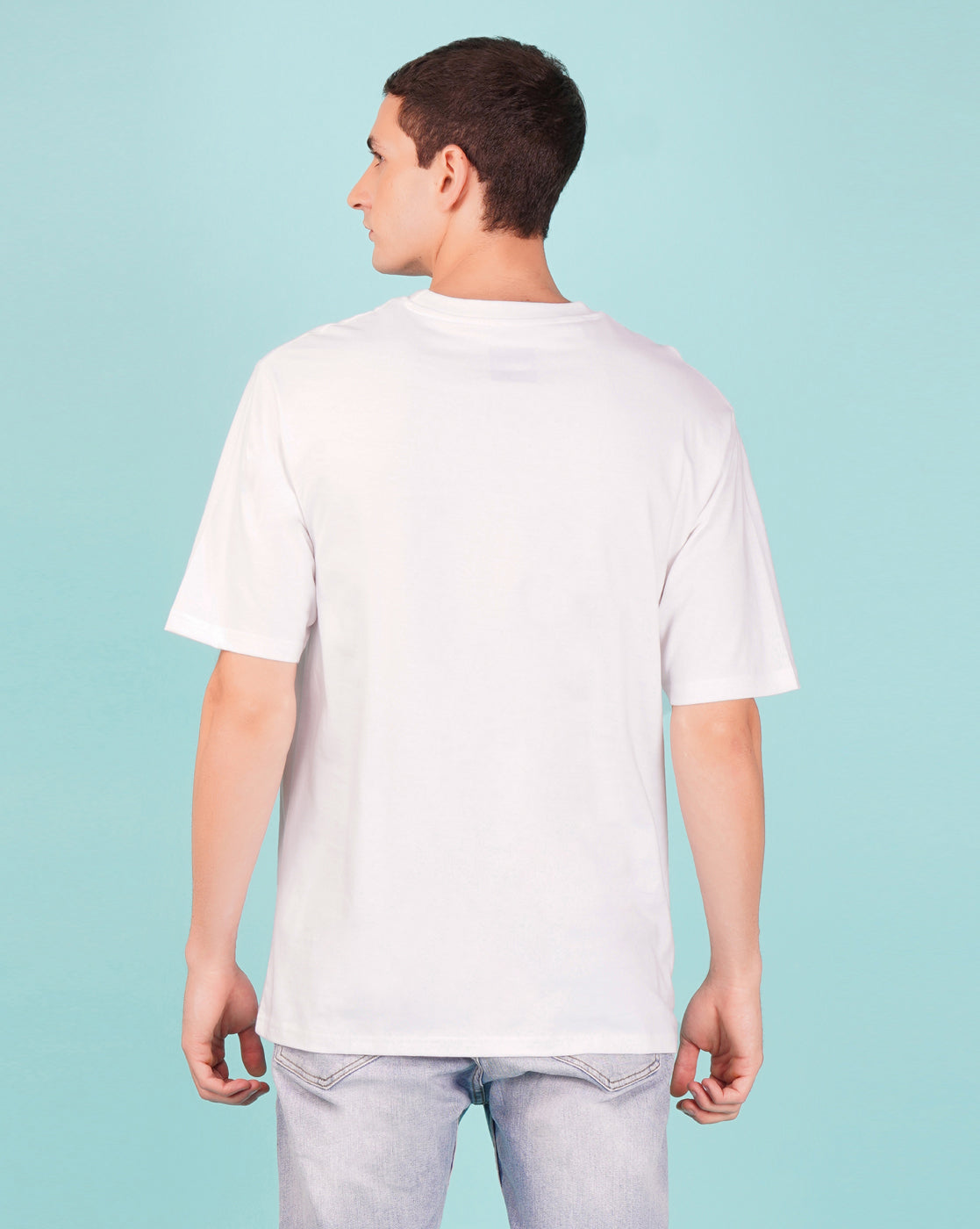 Nusyl White Mood Printed oversized t-shirt