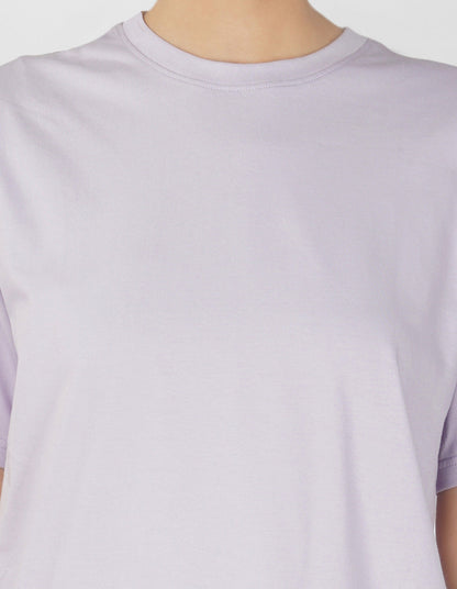Nusyl Women Lilac Rainbow pint oversized t-shirt